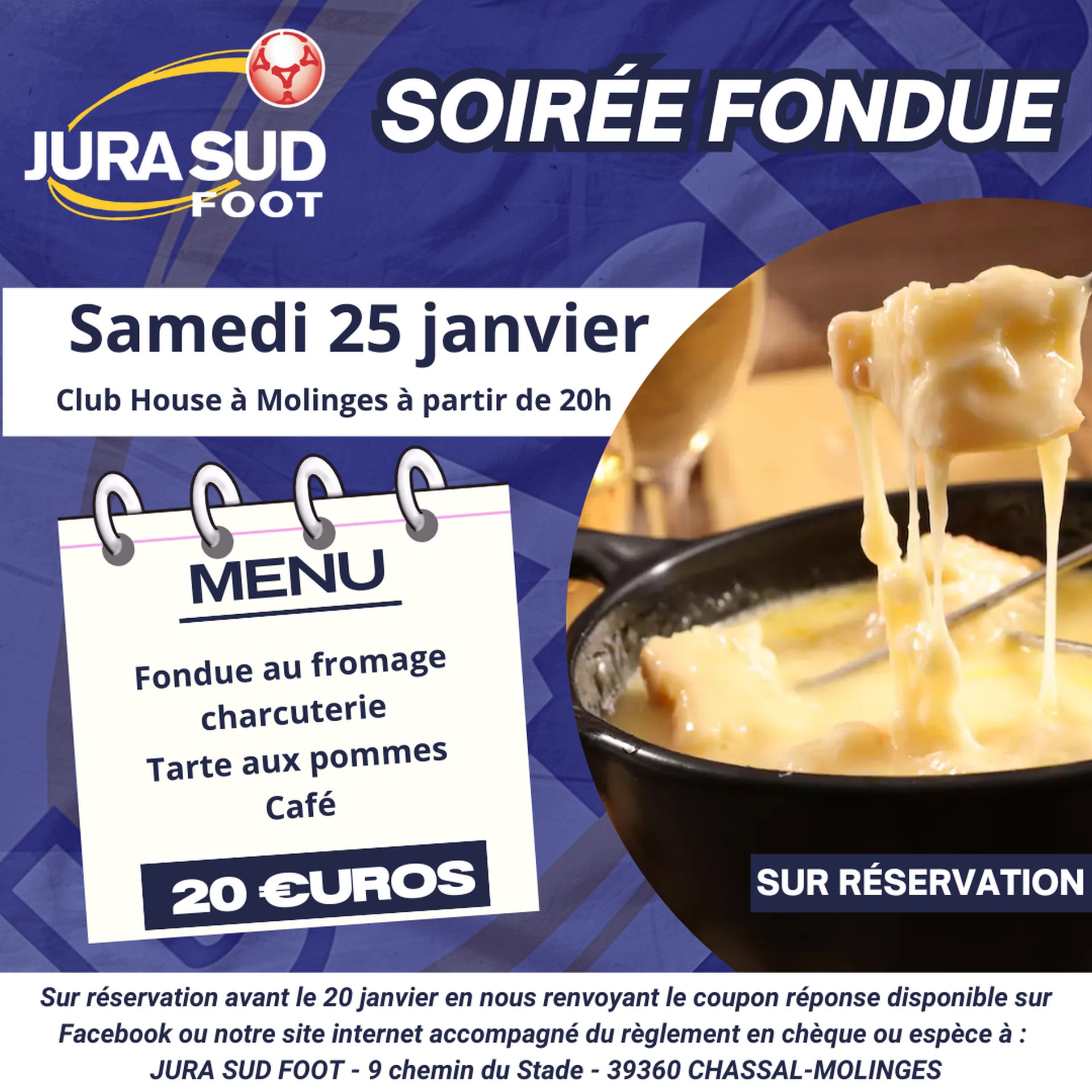 Soiree fondue 2025 01 25